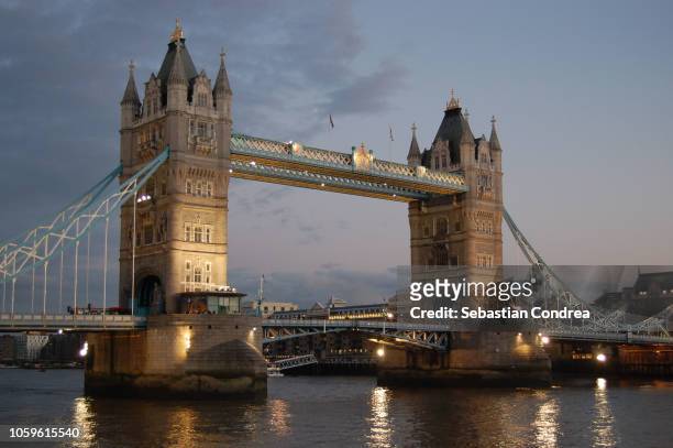 tower bridge, symbol of london, united kindom - london bridge stock pictures, royalty-free photos & images