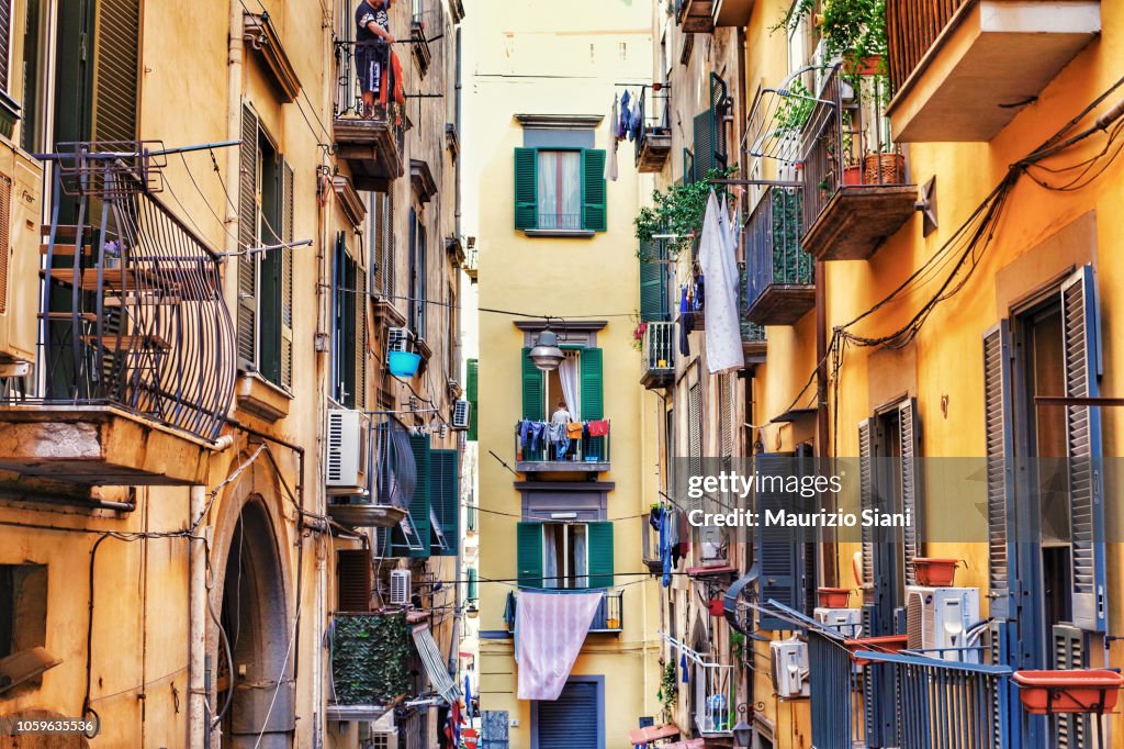 Naples, Old Buildings In City