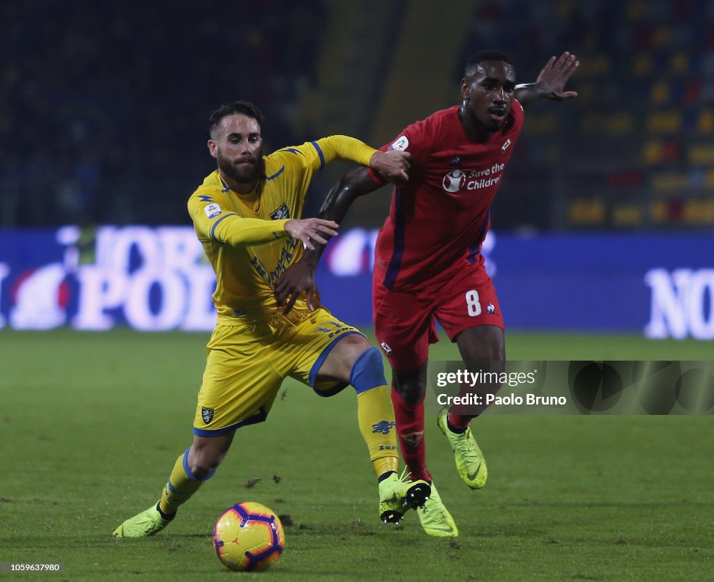 Frosinone Calcio v ACF Fiorentina - Serie A