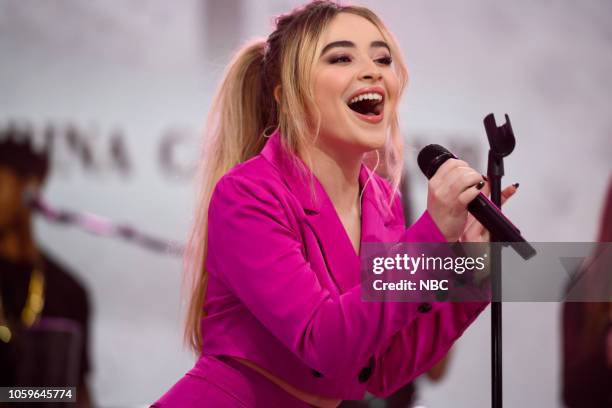 Sabrina Carpenter on Friday, November 9, 2018 --