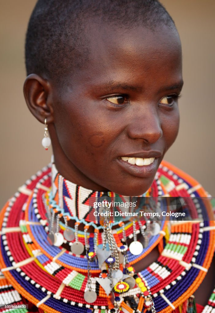 Maasai woman