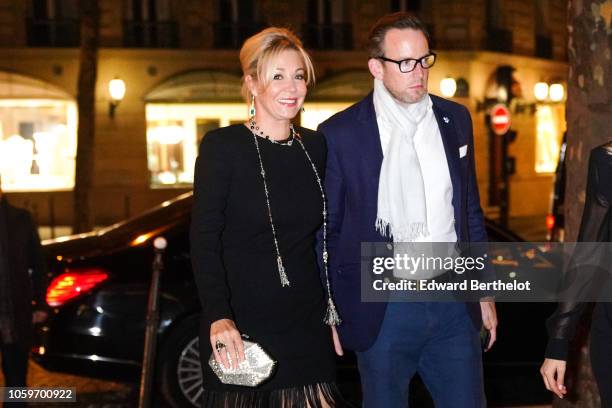 Swarovski Board Director, Nadja Swarovski and her husband Rupert Adams, attend the Vogue Fashion Festival 2018 at Hotel Potocki on November 9, 2018...