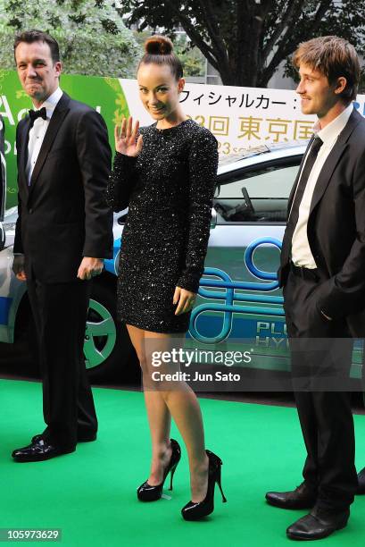 Actress Olivia Wilde arrives at the 23rd Tokyo International Film Festival Opening Ceremony at Roppongi Hills on October 23, 2010 in Tokyo, Japan.