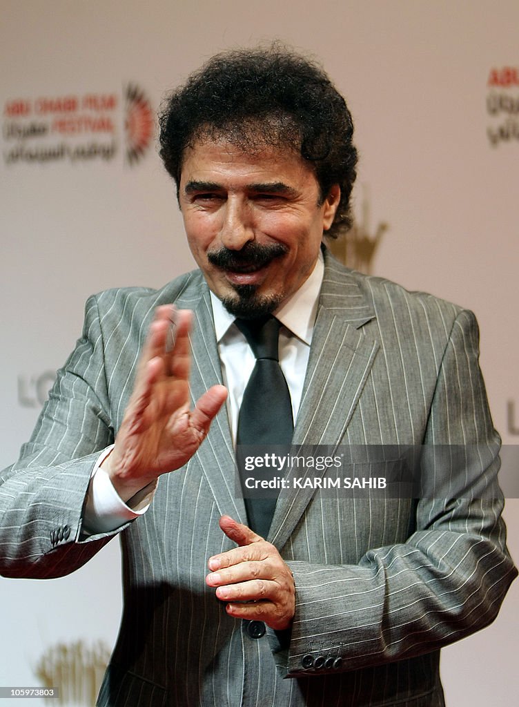Rasheed Asf Syrian actor Rashid Assaf gestures on the red carpet upon his arrival ...