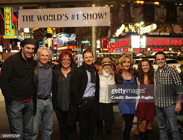 Actors Liana Hunt and Greenan attend "Mamma Mia!" on Broadway... News Photo - Getty