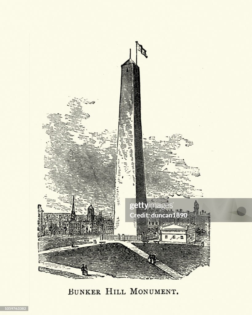 Monumento de Bunker Hill, século XIX