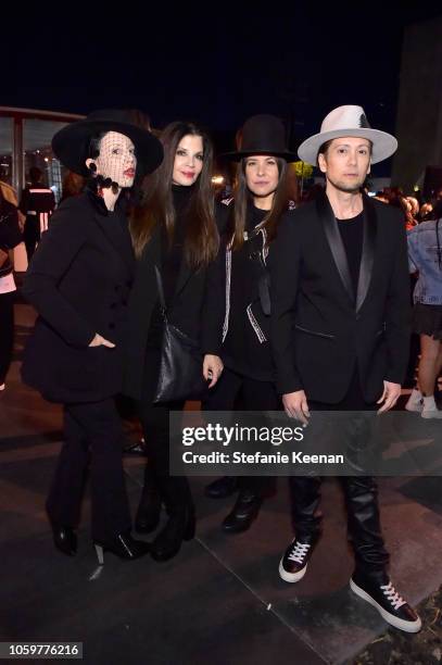 Akerlund, Loree Rodkin, Shiro Gutzie and Shay Trods attend Maxfield Presents Sex Records by Chrome Hearts & Artist, Matt DiGiacomo at Maxfield on...