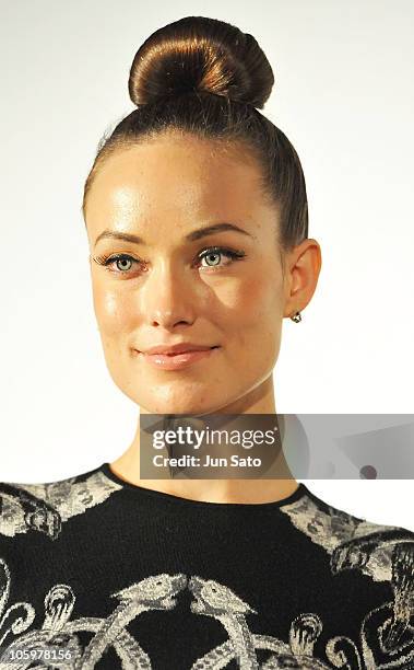 Actress Olivia Wilde attends the "Tron: Legacy 3D" presentation as part of the 23rd Tokyo International Film Festival at the Toho Cinemas Roppongi...