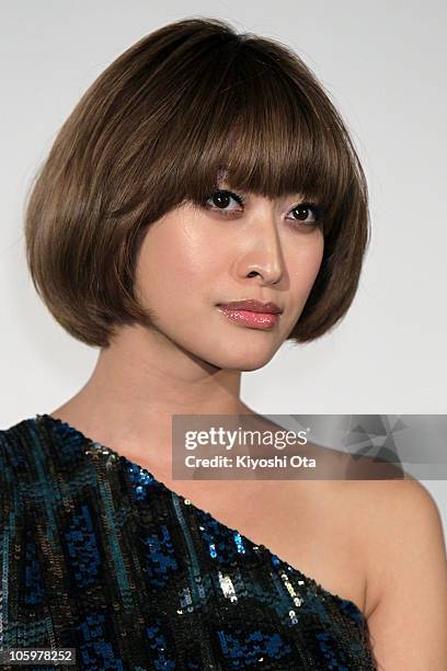 Model Yu Yamada attends the 'Tron: Legacy' 3D special presentation as part of the 23rd Tokyo International Film Festival at Toho Cinemas Roppongi...