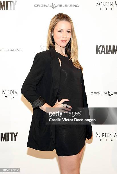 Alona Tal arrives for the premiere of "Kalamity" on October 22, 2010 in West Hollywood, California.