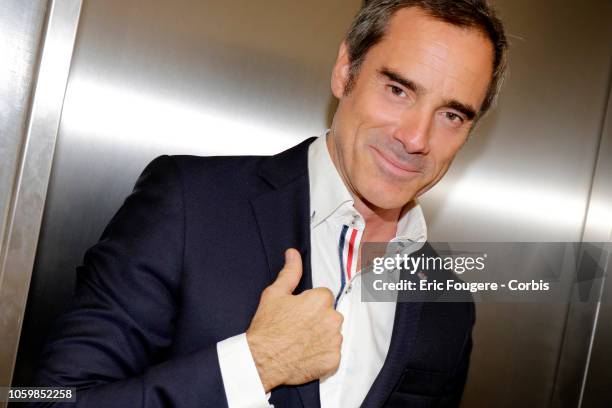 General Manager " France" of Deezer Alexis de Gemini poses during a portrait session in Paris, France on .