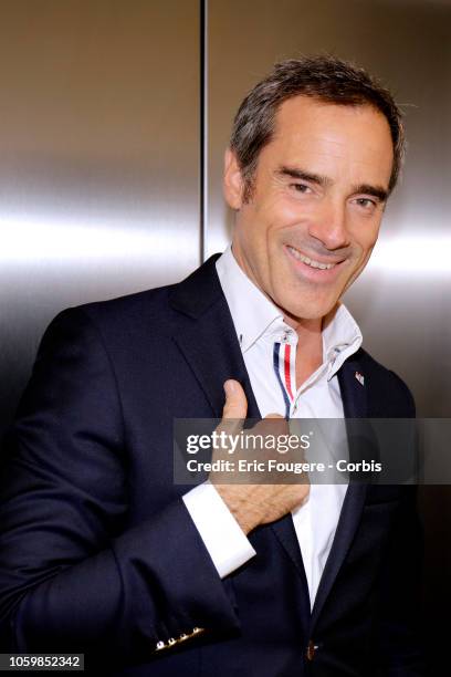 General Manager " France" of Deezer Alexis de Gemini poses during a portrait session in Paris, France on .