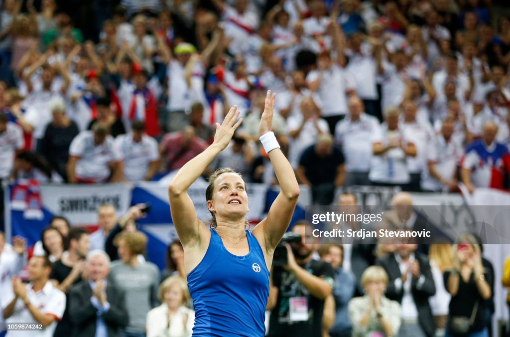 Czech Republic v USA - Fed Cup Final: Day One