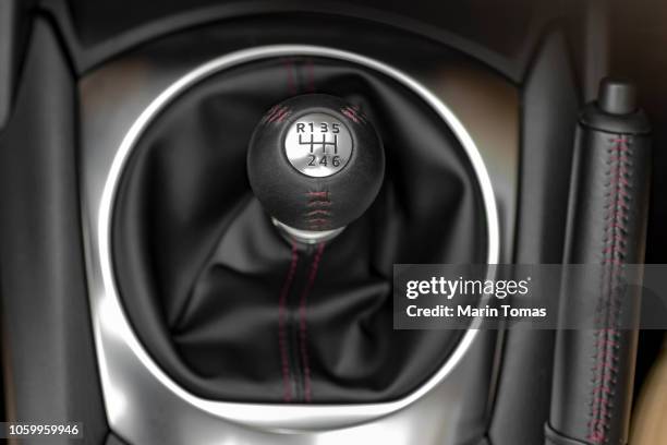 sports car gearbox lever - shift gear knob stock pictures, royalty-free photos & images