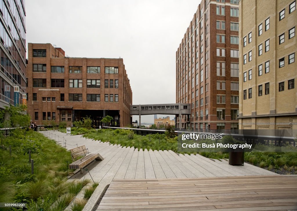 The Highline Park in Manhattan, New York City, NY, USA