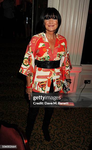 Sandie Shaw arrives at The Q Awards 2010 at the Grosvenor House on October 25, 2010 in London, England.