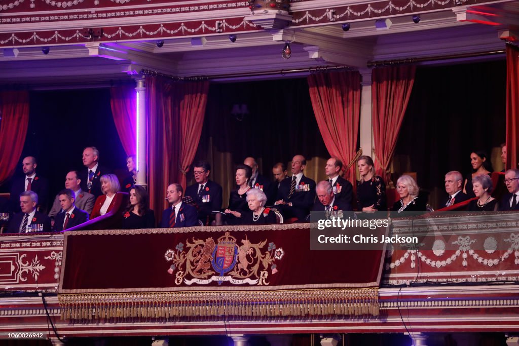 The Royal Family Attend The Festival Of Remembrance