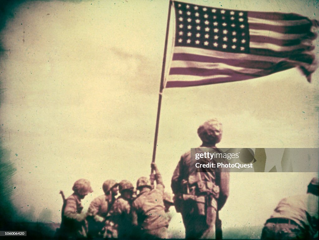 Flag Raising On Iwo Jima