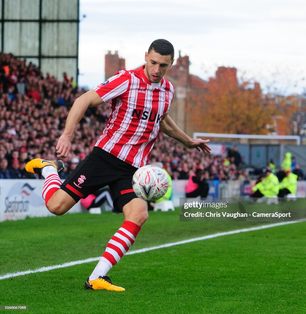 Lincoln City v Northampton Town - FA Cup First Round