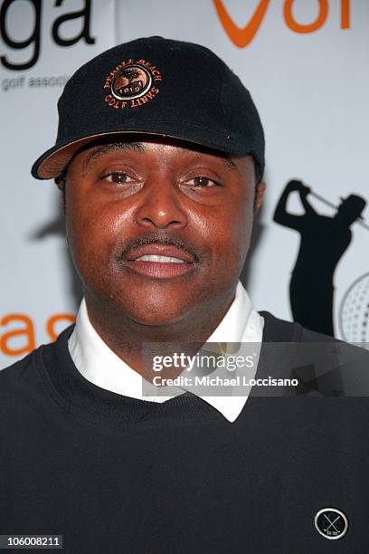 Alex Thomas during Entertainmamt Golf Association's 4th Annual Celebrity Golf Tournament at Minisceongo Golf Club in Pomona, New York, United States.