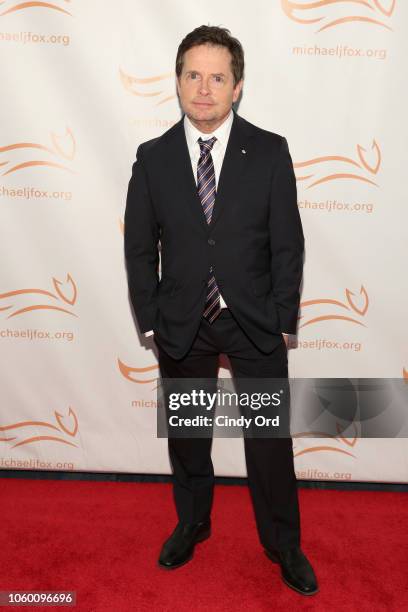 Michael J. Fox on the red carpet of A Funny Thing Happened On The Way To Cure Parkinson's benefitting The Michael J. Fox Foundation at the Hilton New...