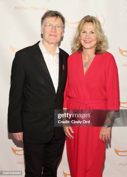 Steve Winwood and Eugenia Winwood on the red carpet of A Funny Thing Happened On The Way To Cure Parkinson's benefitting The Michael J. Fox...