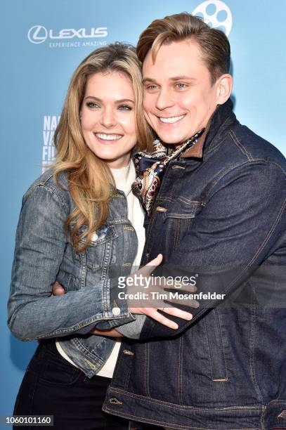 Meghann Fahy and Billy Magnussen attend the Rising Star Showcase during the 2018 Napa Valley Film Festivalon November 10, 2018 in Napa, California.