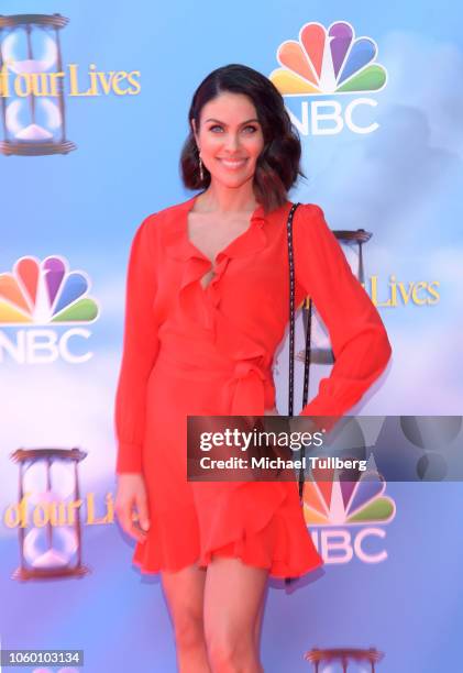 Actress Nadia Bjorlin attends NBC's "Days Of Our Lives" Day Of Days fan event at Universal CityWalk on November 10, 2018 in Universal City,...