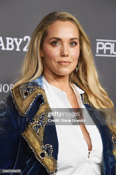 Elizabeth Berkley attends the 2018 Baby2Baby Gala Presented by Paul Mitchell at 3LABS on November 10, 2018 in Culver City, California.