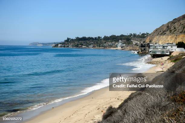 malibu beach, california, usa - malibu stock pictures, royalty-free photos & images