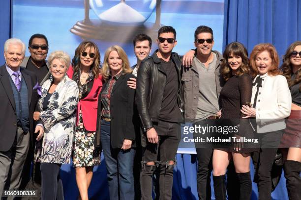Group shot of several members of the "Days Of Our Lives" cast at NBC's "Days Of Our Licves" Day Of Days fan event at Universal CityWalk on November...