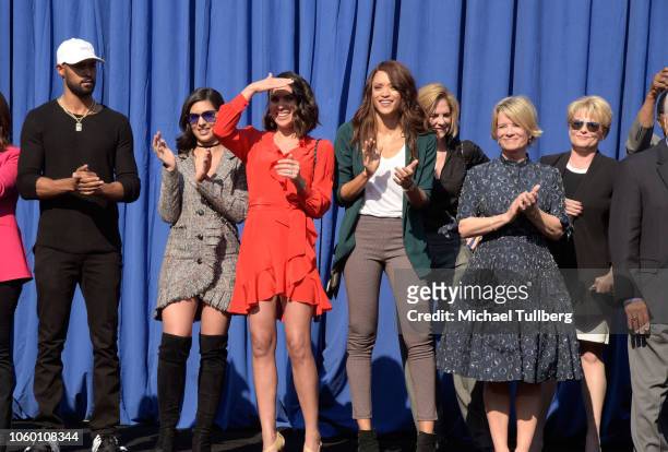 Group shot of several members of the "Days Of Our Lives" cast at NBC's "Days Of Our Licves" Day Of Days fan event at Universal CityWalk on November...