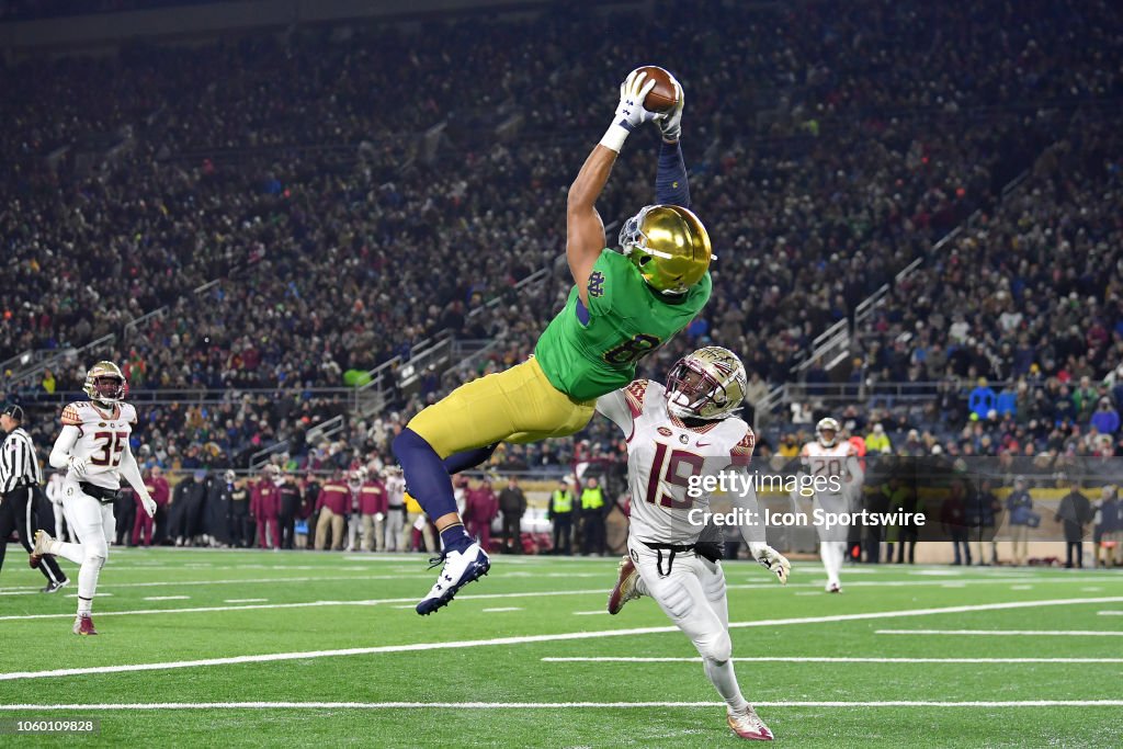 COLLEGE FOOTBALL: NOV 10 Florida State at Notre Dame