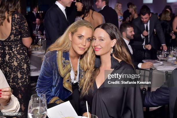 Jenni Kayne and Elizabeth Berkley attend the 2018 Baby2Baby Gala Presented by Paul Mitchell at 3LABS on November 10, 2018 in Culver City, California.
