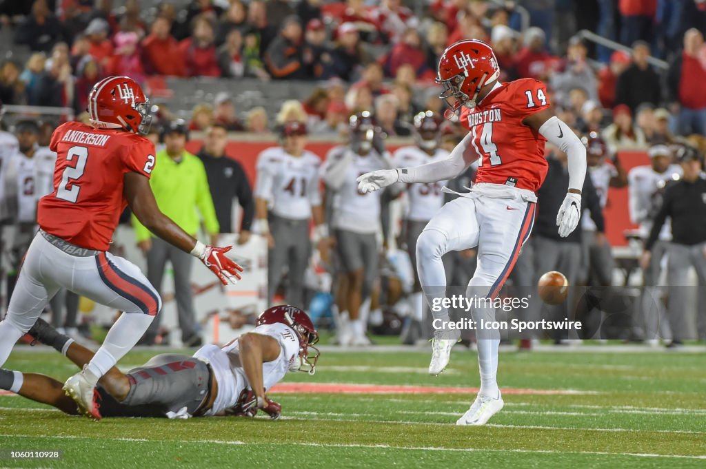 COLLEGE FOOTBALL: NOV 10 Temple at Houston