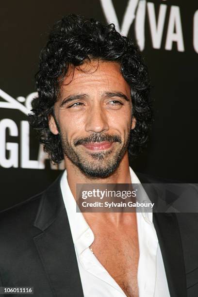 Carlos Leon during M.A.C. Cosmetics Celebrates Viva Glam VI with Exclusive Dinner - Arrivals at Cedar Lake in New York, New York, United States.