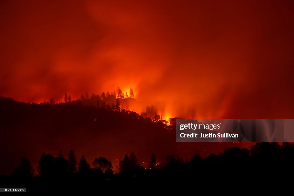 Rapidly-Spreading Wildfire In California's Butte County Prompts Evacuations