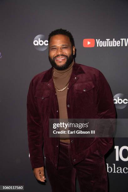 Anthony Anderson attends Black-ish 100th Episode Celebration at Walt Disney Studios on November 10, 2018 in Burbank, California.