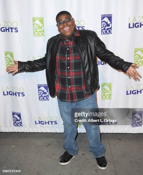 Akinyele Caldwell attends the LA Zoo Lights Special Preview/VIP Night held at Los Angeles Zoo on November 10, 2018 in Los Angeles, California.