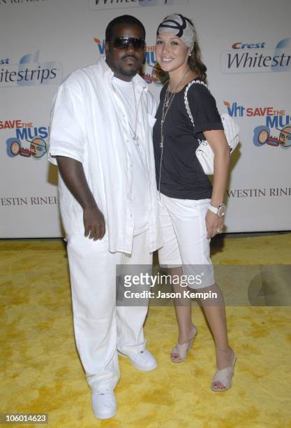 Rodney Jerkins and Joy Enriquez during 4th Annual VH1 Save The Music Hamptons Benefit Concert - July 28, 2006 at East Hampton, New York in East...