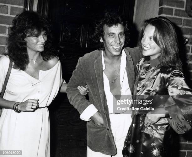 Jackie Bisset, Victor Drai and Leigh Taylor Young during Jacqueline Bisset at La Scala in Beverly Hills - September 5, 1979 at La Scala in Beverly...
