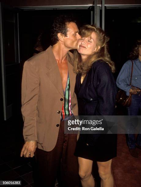 Michael Des Barres and Patti D'Arbanville during "Late for Dinner" Screening - September 19, 1991 at Mann Criterion Theater in Santa Monica,...