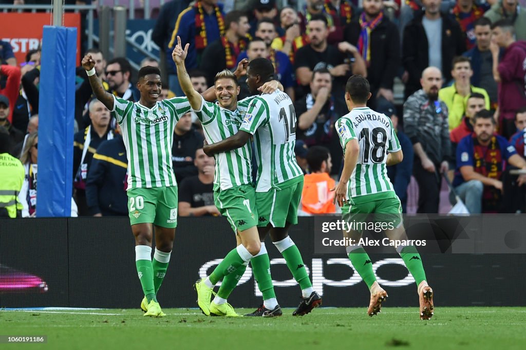 FC Barcelona v Real Betis Balompie - La Liga