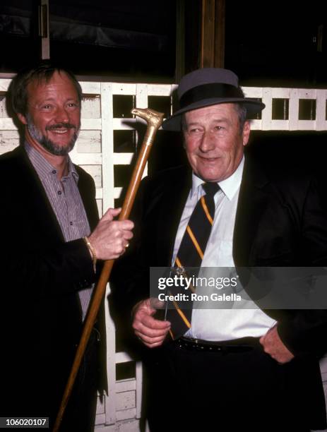 Jay Bernstein and Mickey Spillane during Wrap Party for the Film "Murder Me, Murder You" at Ma Maison Restaurant in Beverly Hills, California, United...