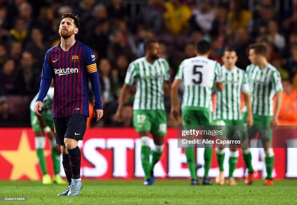 FC Barcelona v Real Betis Balompie - La Liga