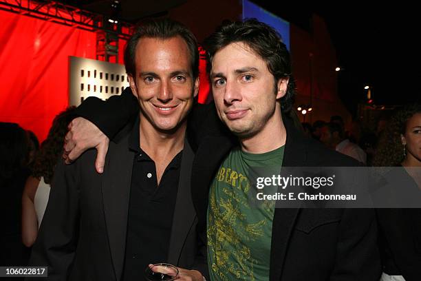 Will Arnett and Zach Braff during Entertainment Weekly Magazine 4th Annual Pre-Emmy Party - Inside at Republic in Los Angeles, California, United...