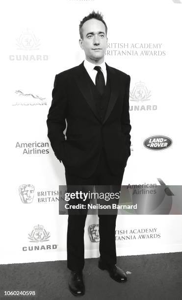 Matthew Macfadyen attends the 2018 British Academy Britannia Awards presented by Jaguar Land Rover and American Airlines at The Beverly Hilton Hotel...