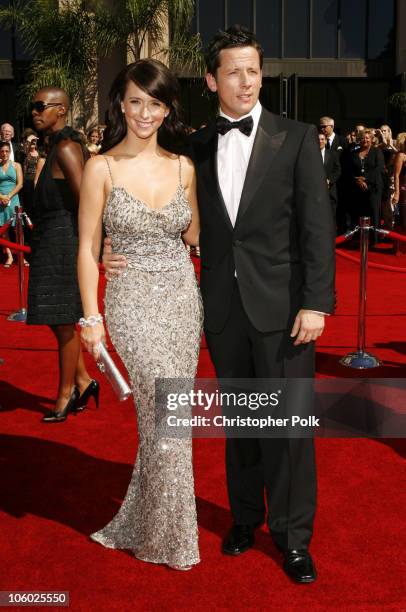 Jennifer Love Hewitt and Ross McCall during 58th Annual Primetime Emmy Awards - Red Carpet at The Shrine Auditorium in Los Angeles, California,...