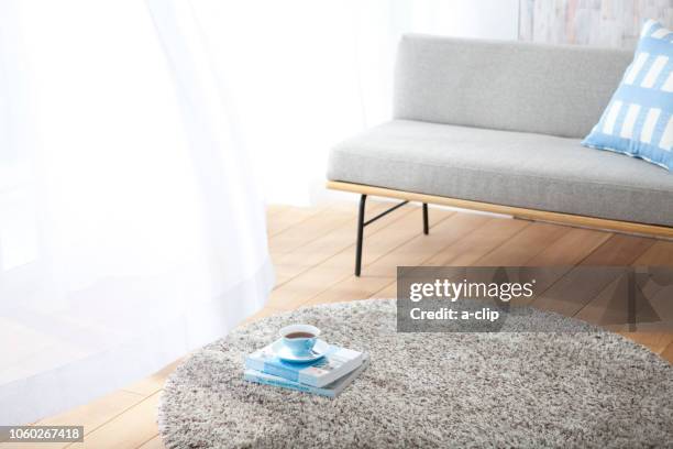living room image - curtain blowing stock pictures, royalty-free photos & images