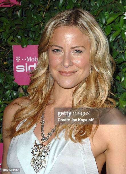 Brittany Daniel during T-Mobile Sidekick 3 Launch - Arrivals at 6215 Sunset Blvd in Hollywood, California, United States.